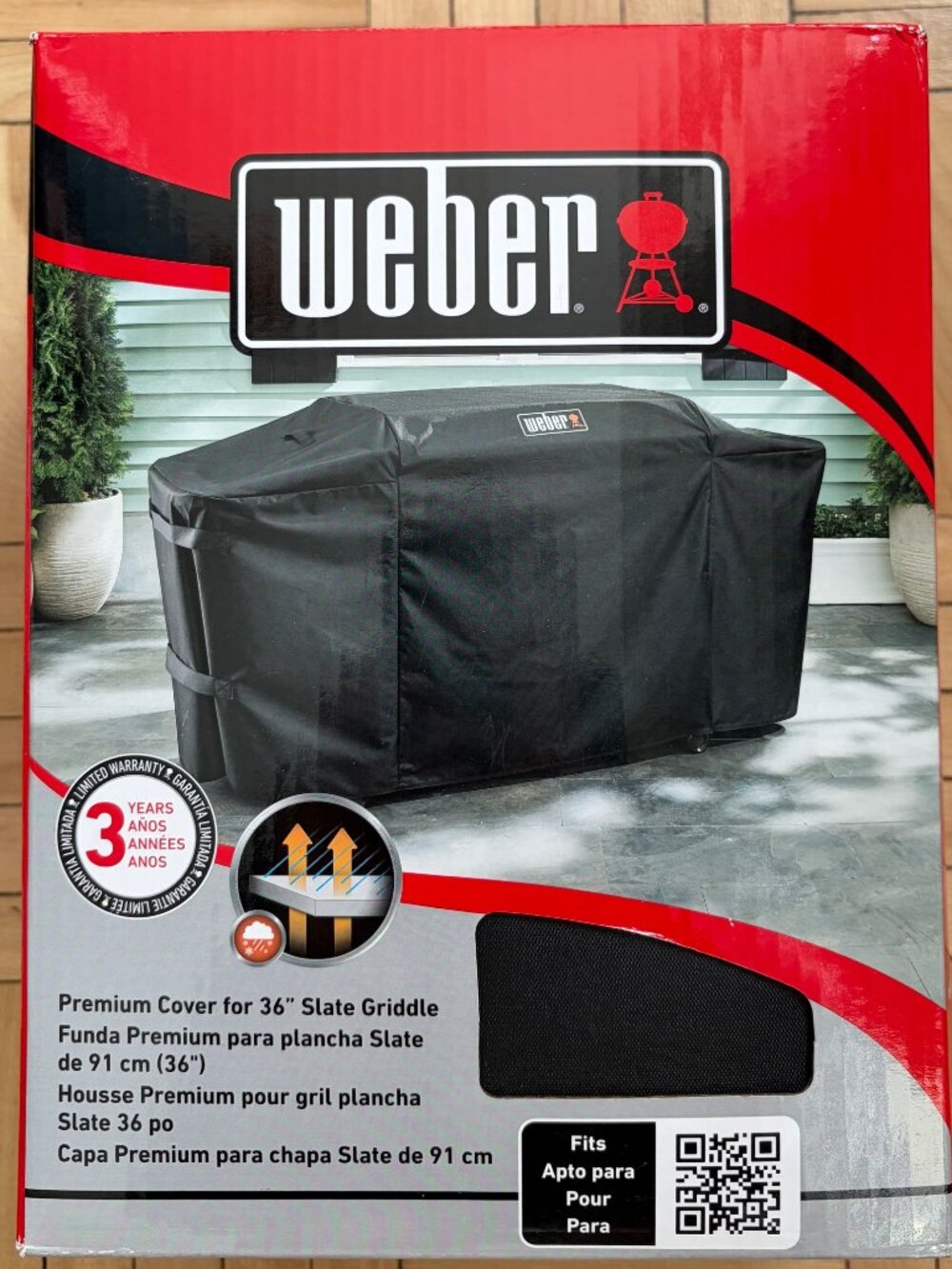 Weber Slate 36" Griddle BBQ Cover